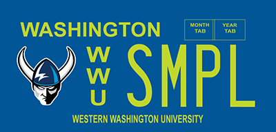 Western Washington University license plates