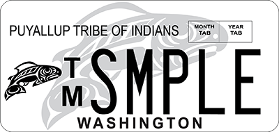 Puyallup Tribe plate